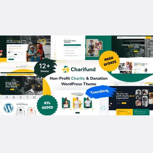 ChariFund – Charity WordPress Theme Multipurpose