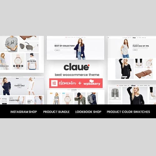 Claue – Clean, Minimal Elementor WooCommerce Theme