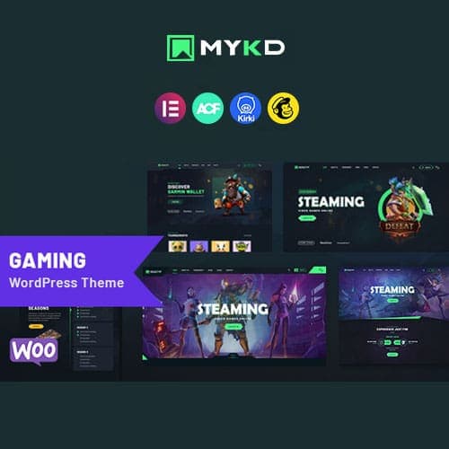 MYKD – eSports and Gaming NFT WordPress Theme