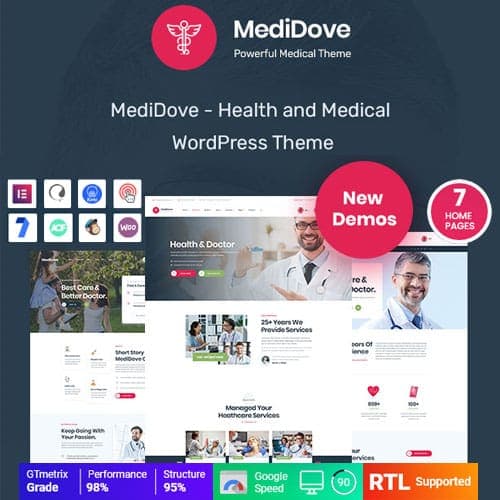 MediDove – Health & Medical WordPress Theme