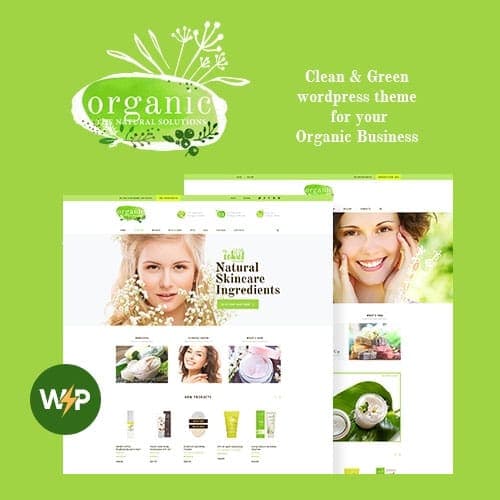 Organic Beauty – Cosmetics Store WordPress Theme