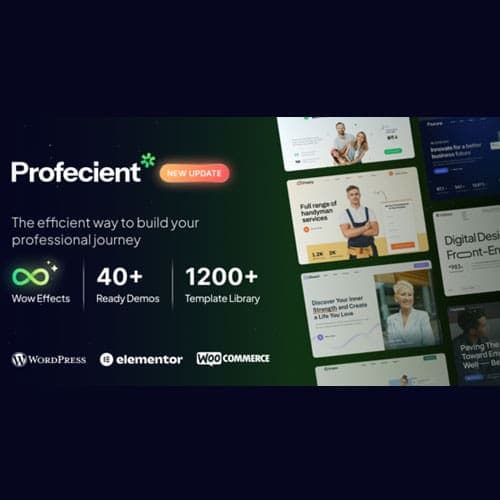 Profecient – Multipurpose Elementor Business & WooCommerce WordPress Theme