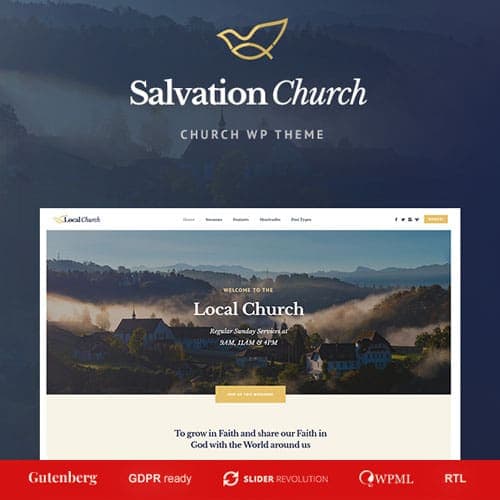 Salvation – Church & Religion WP Theme