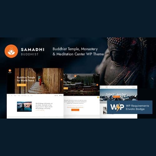 Samadhi | Oriental Buddhist Temple WordPress Theme