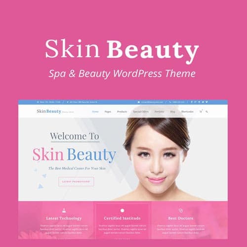 Skin Beauty – Spa WordPress