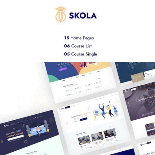 Skola – LMS Online Courses WordPress Theme