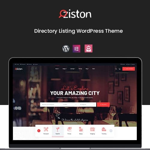 Ziston - Directory Listing WordPress Theme