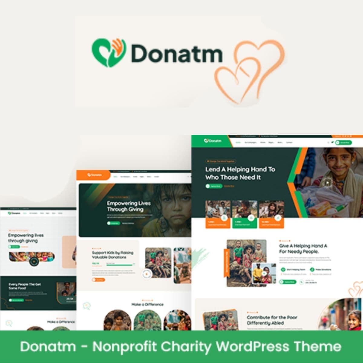 Donatm - Nonprofit Charity WordPress Theme