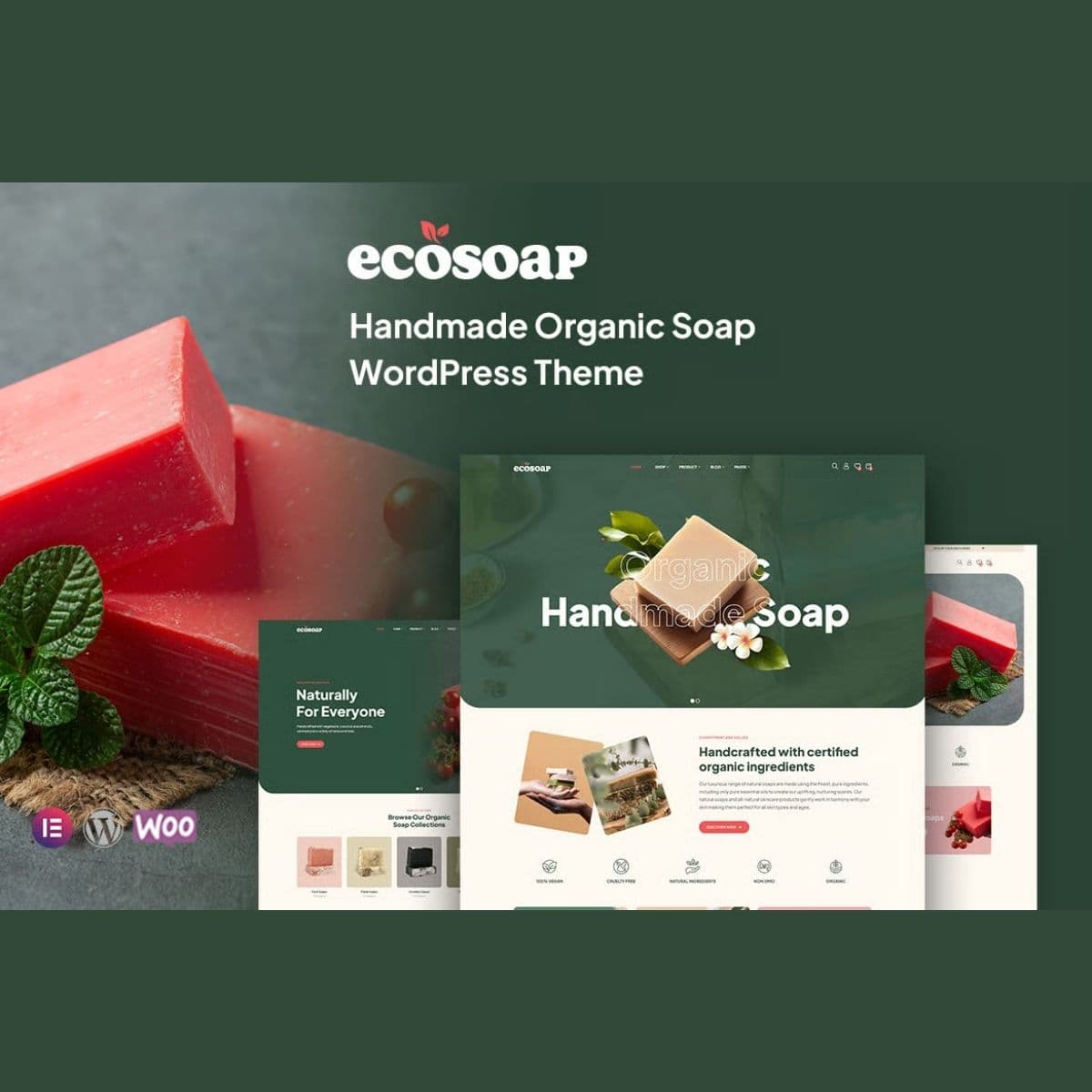 Ecosoap - Handmade Organic Soap WordPress Theme