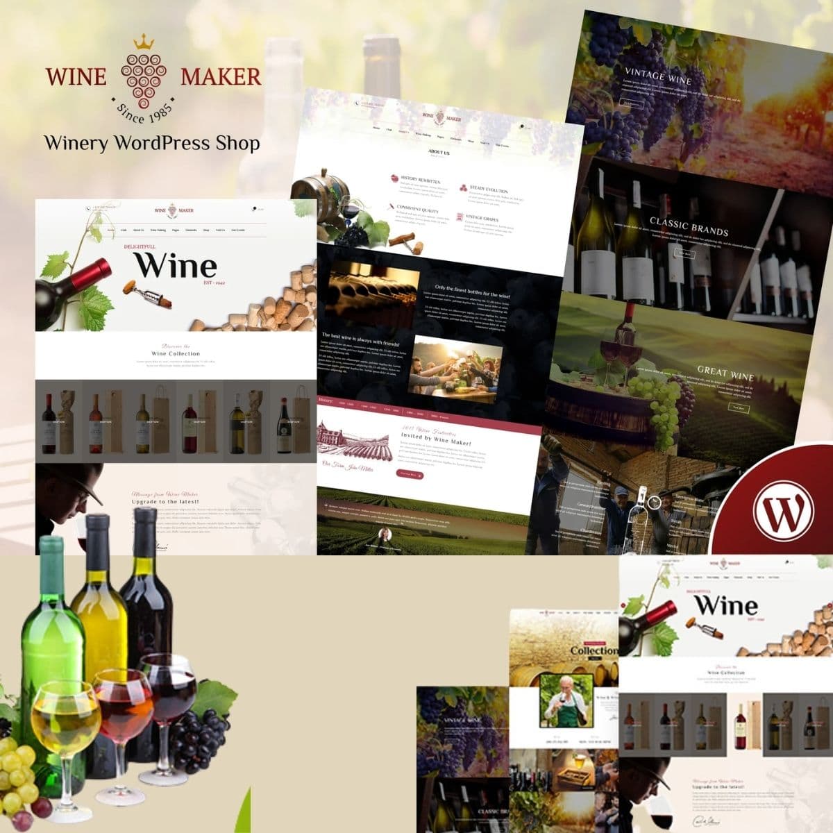 Wine Maker - Winery WordPress Shop