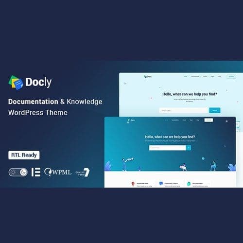 Docly - Documentation And Knowledge Base WordPress Theme with bbPress Helpdesk Forum