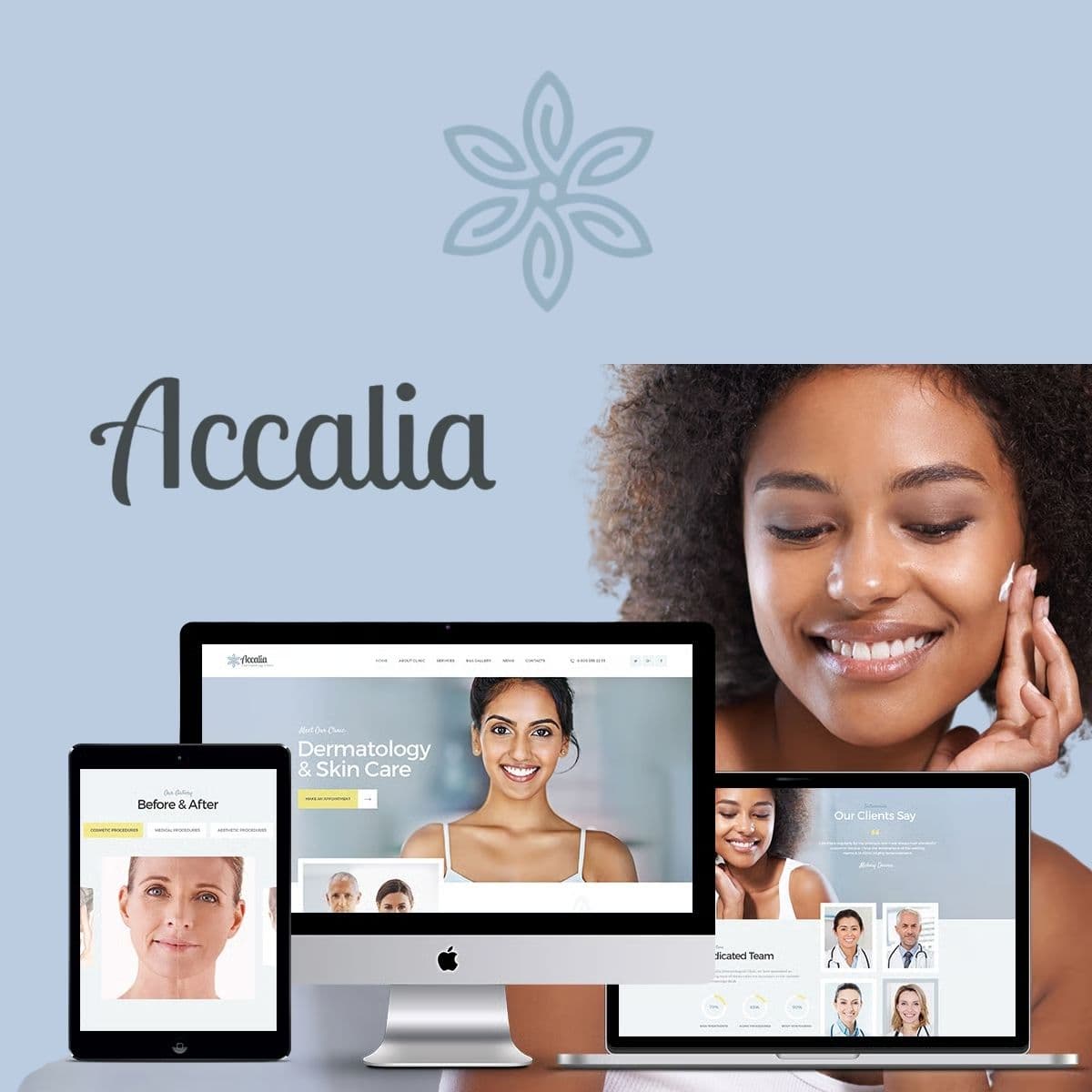 Accalia | Dermatology Clinic & Cosmetology WordPress Theme