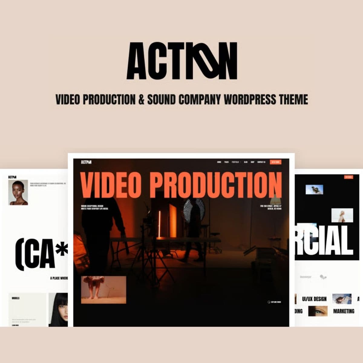 Action - Video Production & Sound Company WordPress Theme