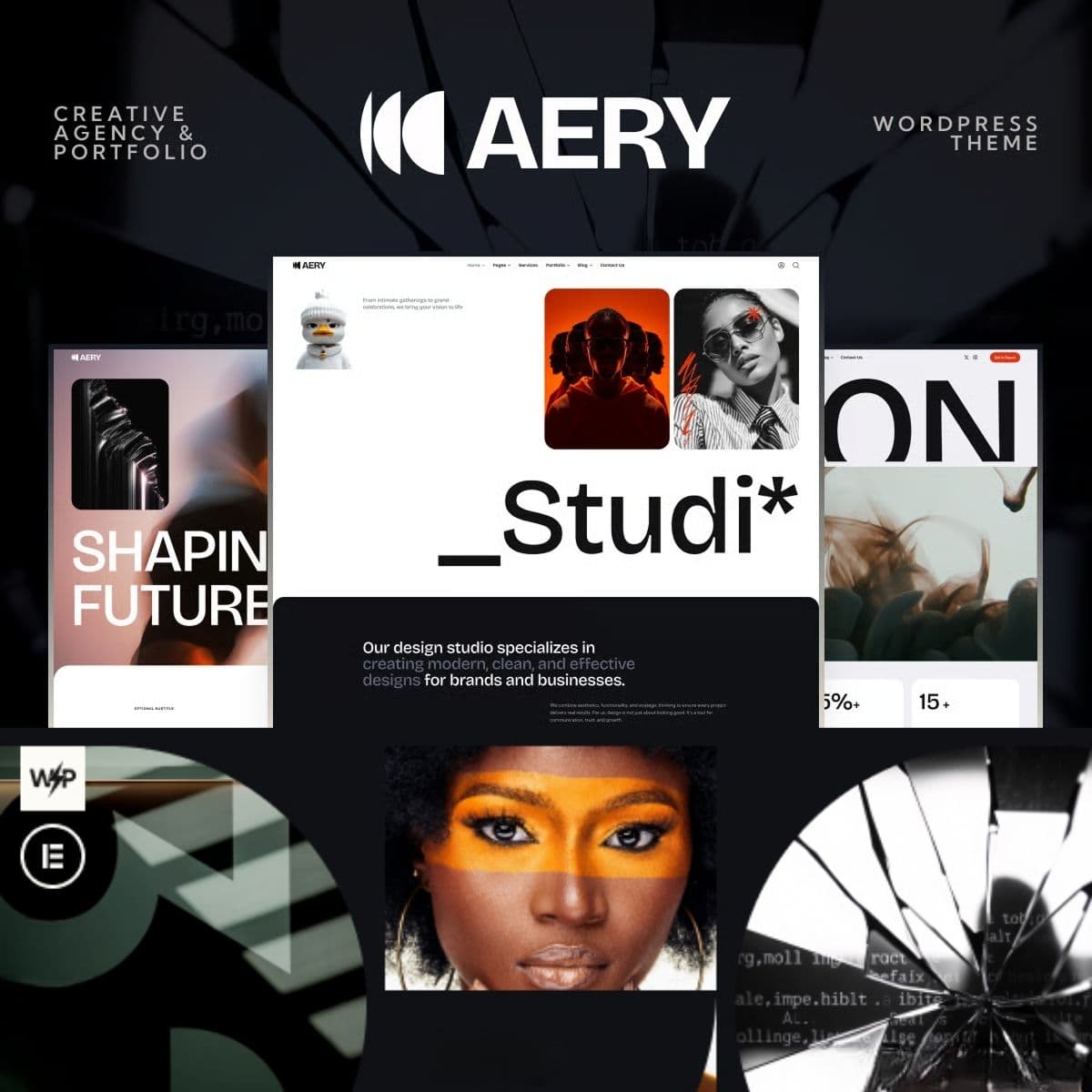 Aery - Creative Agency & Portfolio WordPress Theme