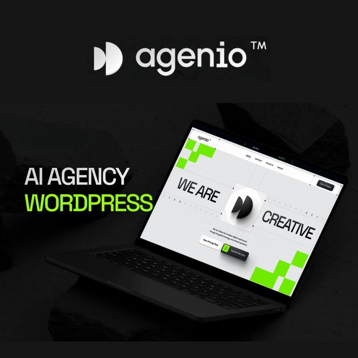 Agenio - AI Agency WordPress Theme