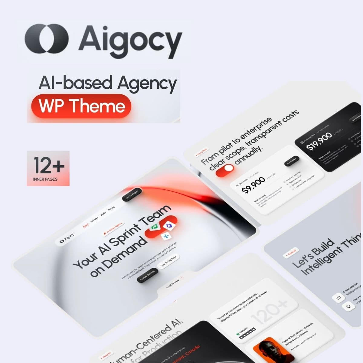 Aigocy - AI Agency WordPress Theme