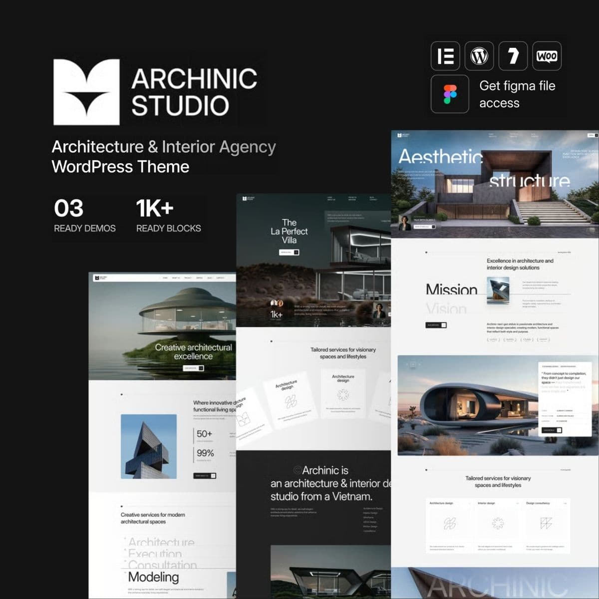 Archinic - Architecture and Interior Agency WordPress Theme