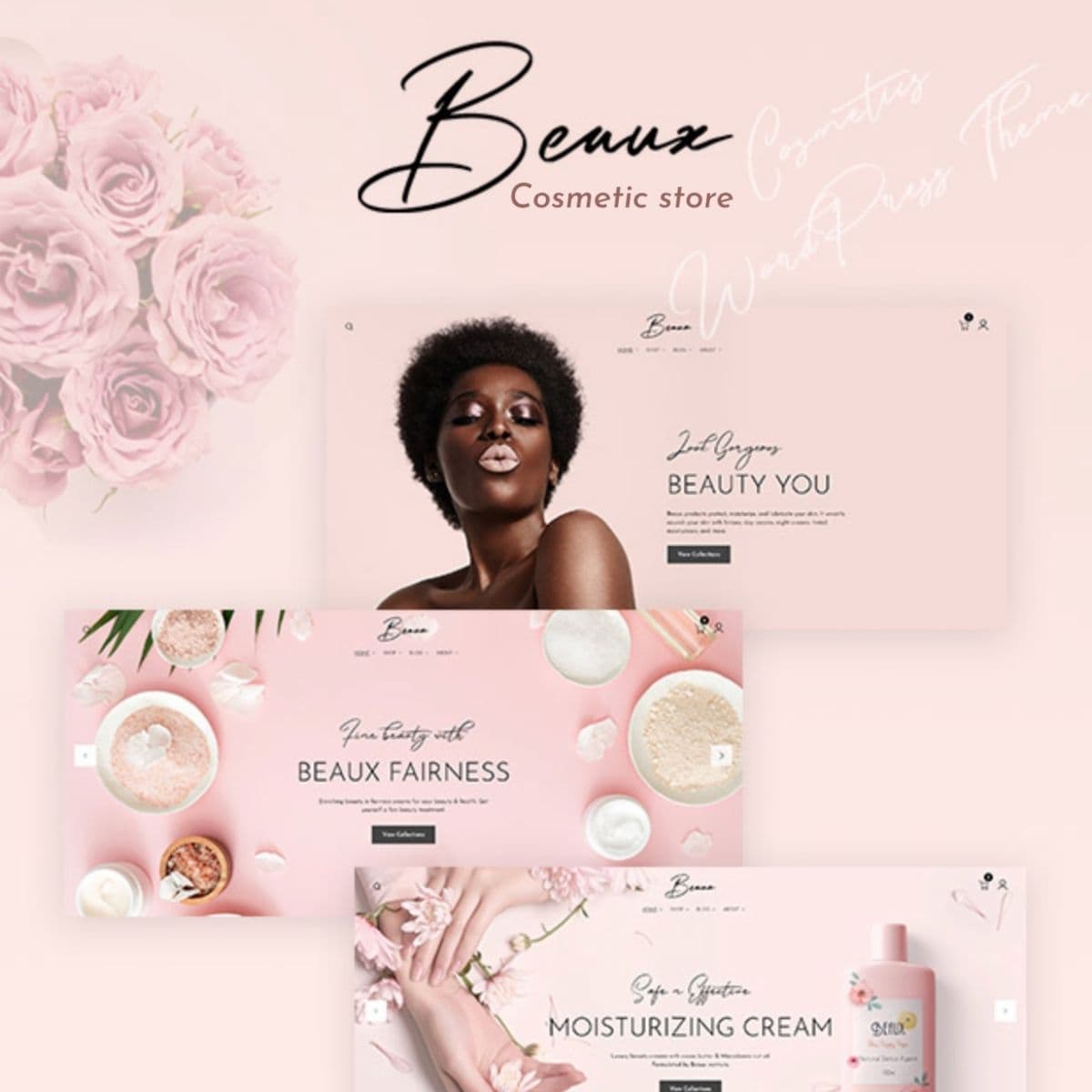 Beaux - Cosmetics Shop WordPress Theme