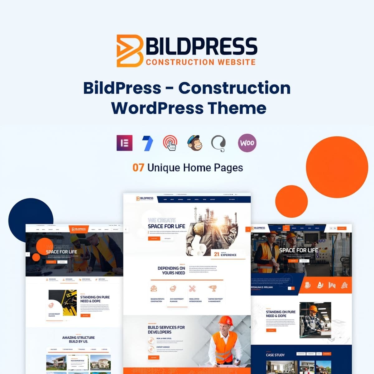 BildPress - Construction WordPress Theme
