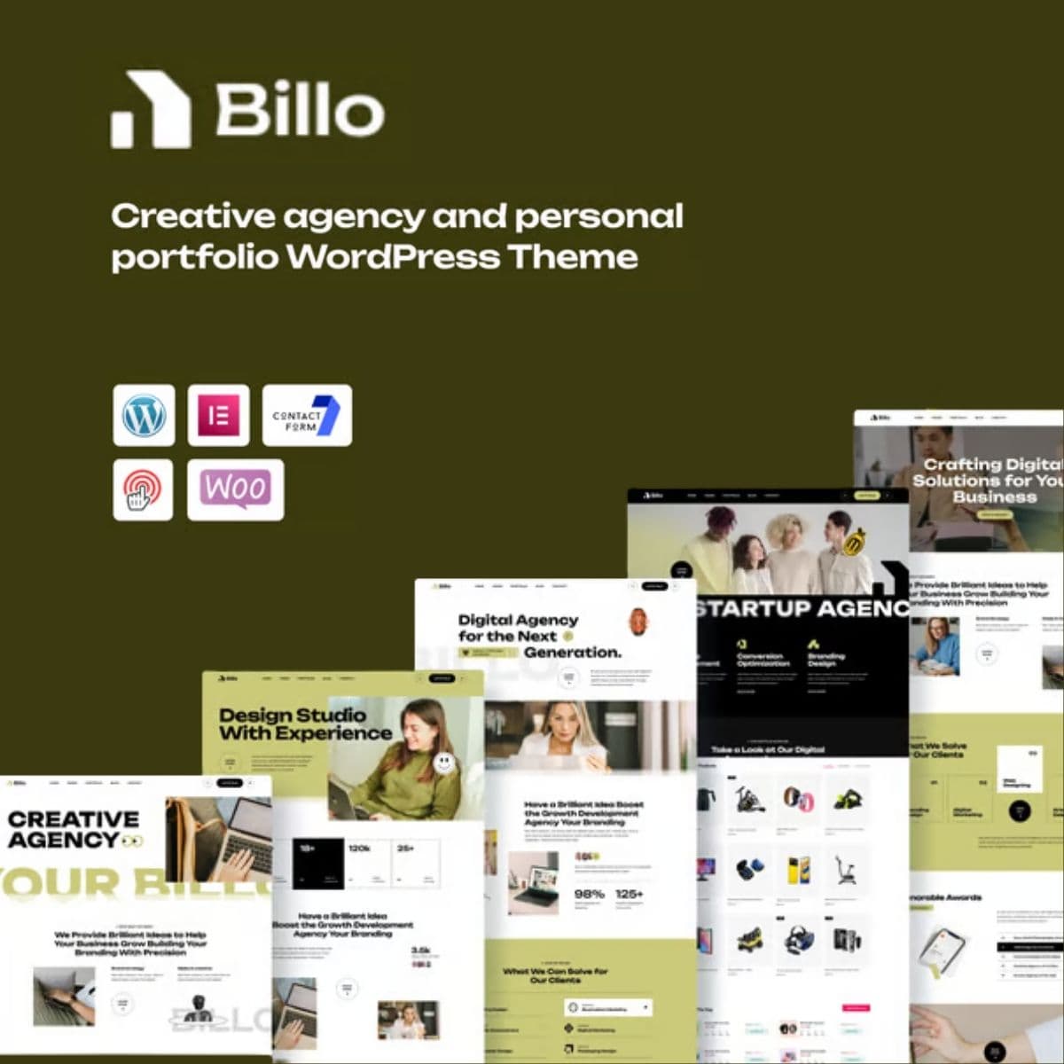 Billo - Creative Agency & Portfolio WordPress Theme