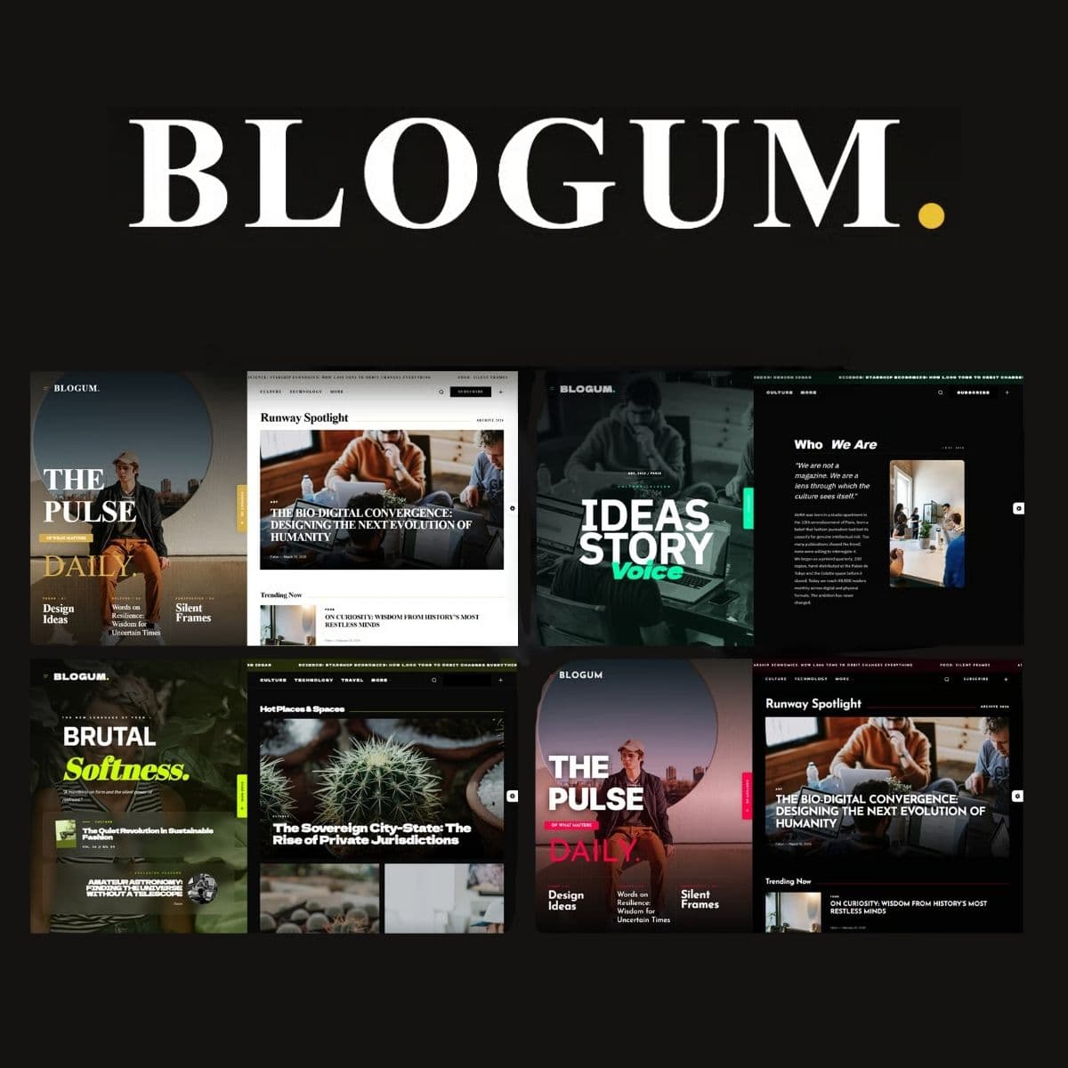 Blogum — Newspaper, Blog & Magazine WordPress Theme