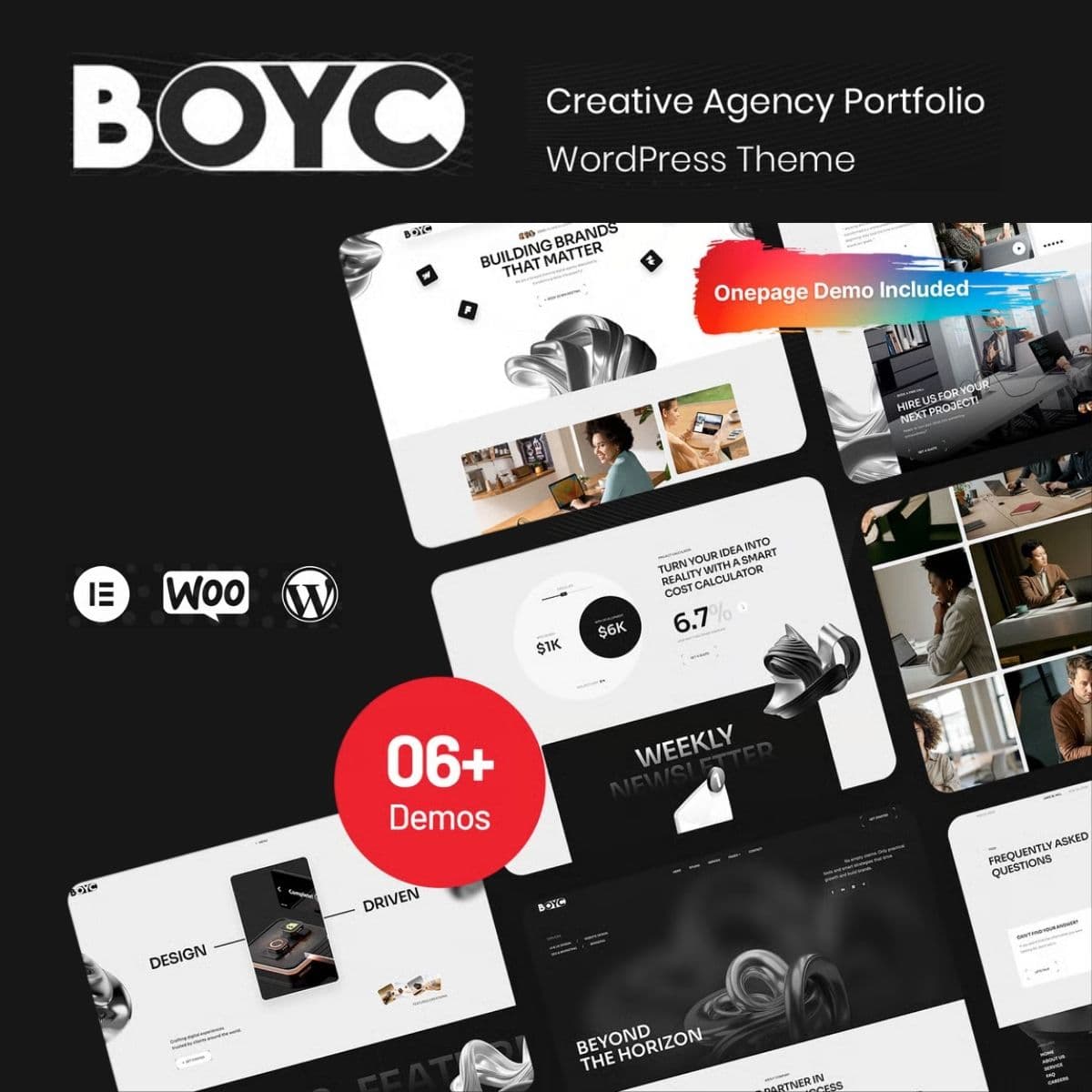 Boyc - Creative Agency Portfolio WordPress Theme