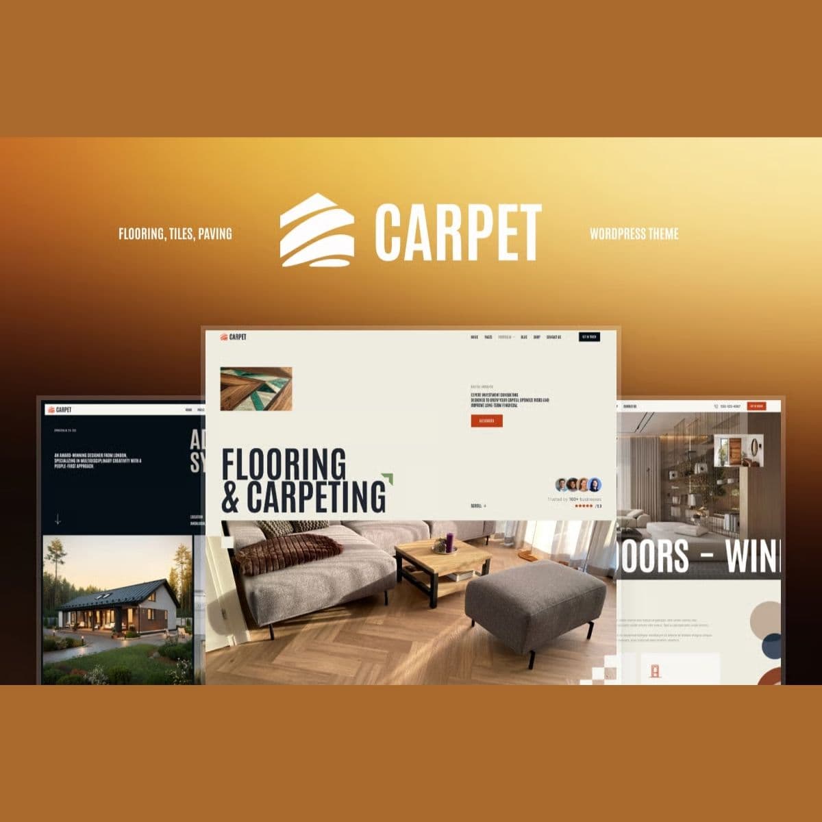 Carpet - Flooring, Tiles & Paving WordPress Theme