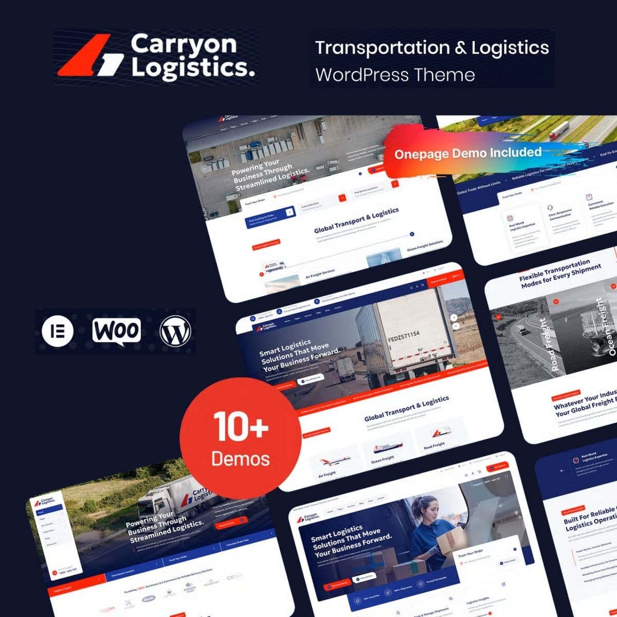 Carryon - Transportation & Logistics WordPress Theme