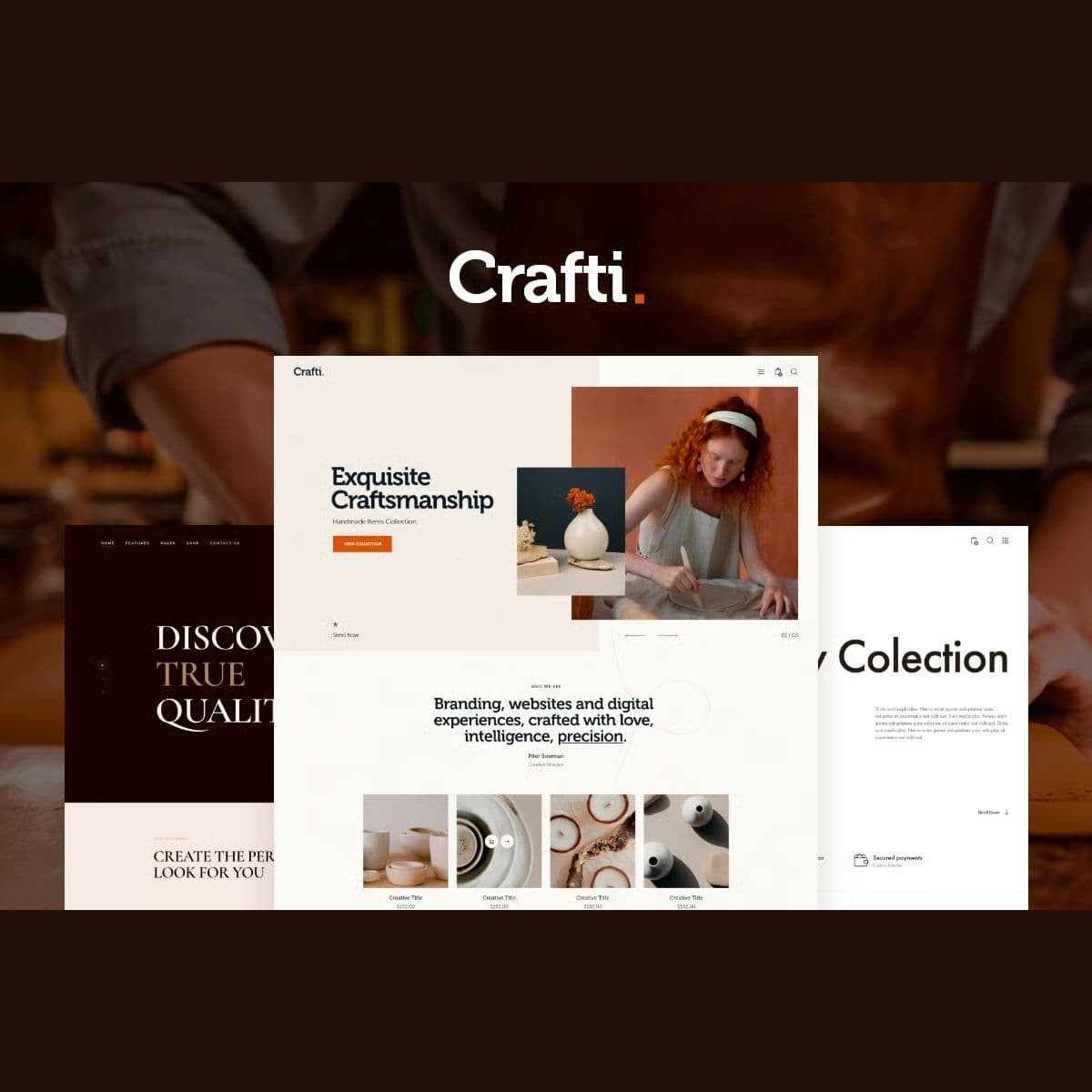 Crafti - Handmade Store WordPress Theme