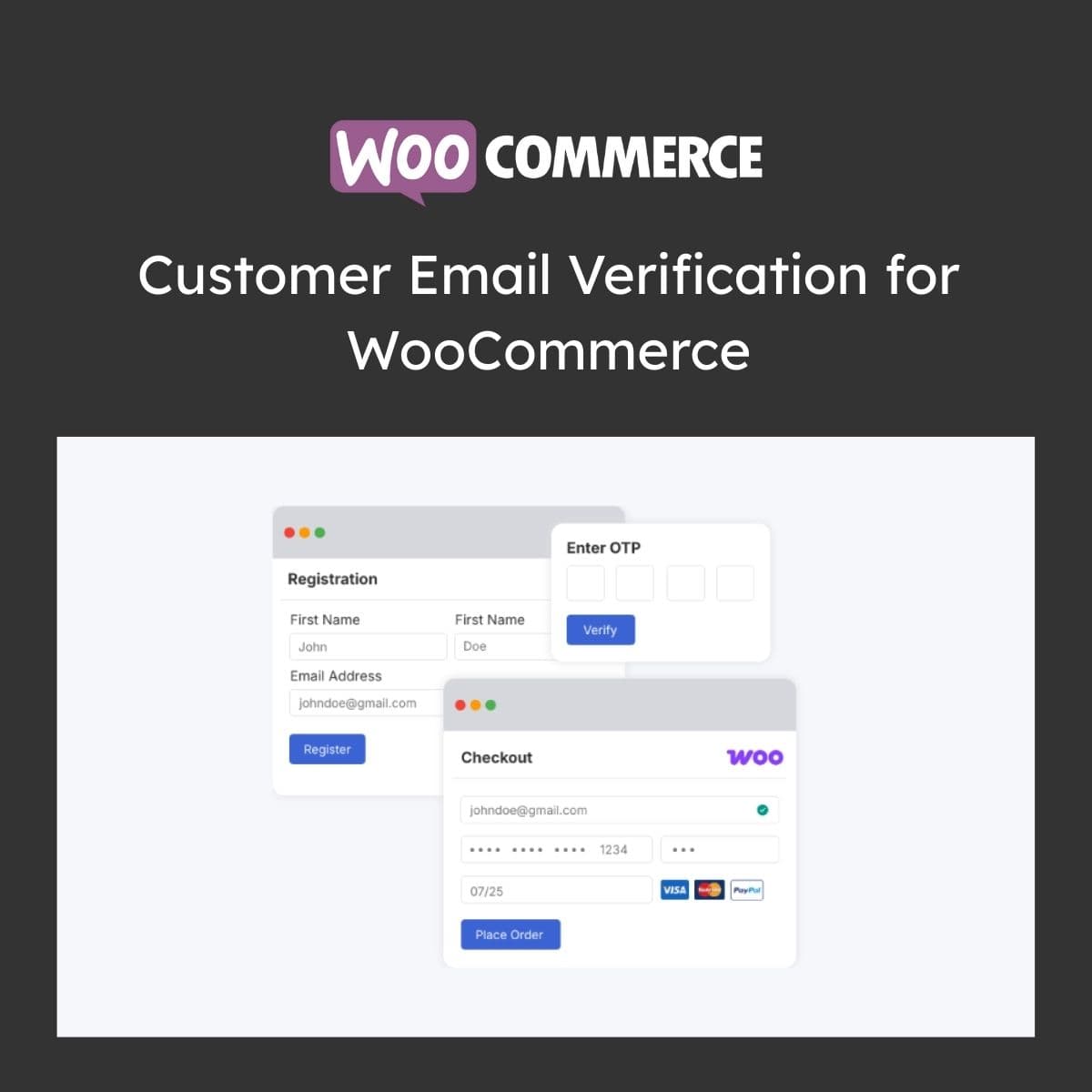 Customer Email Verification for WooCommerce