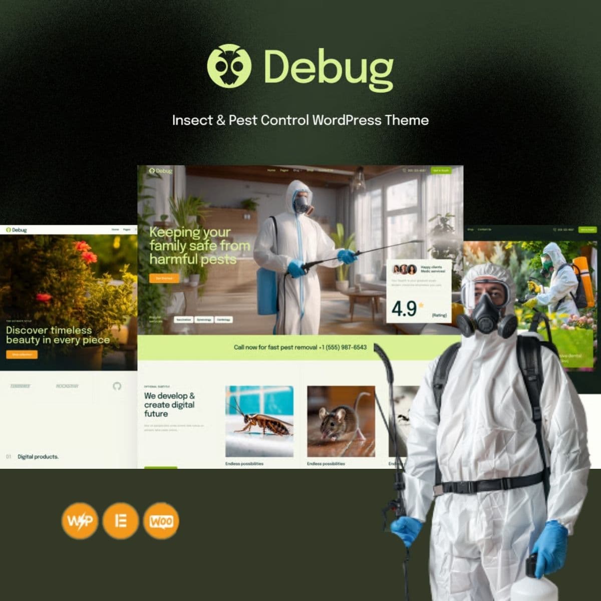 Debug - Insect Extermination & Pest Control WordPress Theme