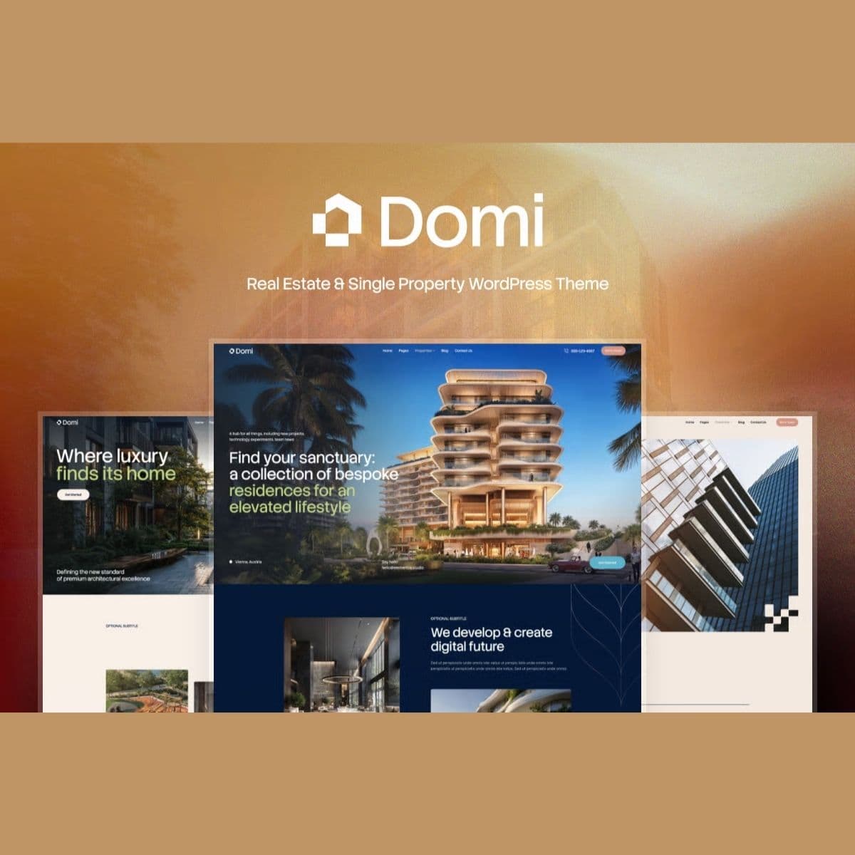 Domi - Real Estate & Single Property WordPress Theme