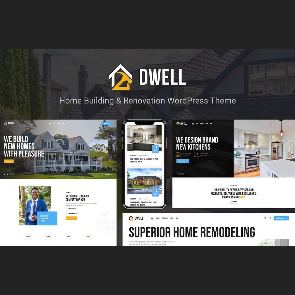 Dwell - Building, Construction & Renovation Theme