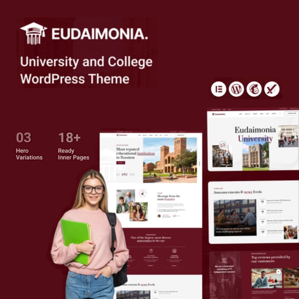 Eudaimonia - University and College WordPress Theme