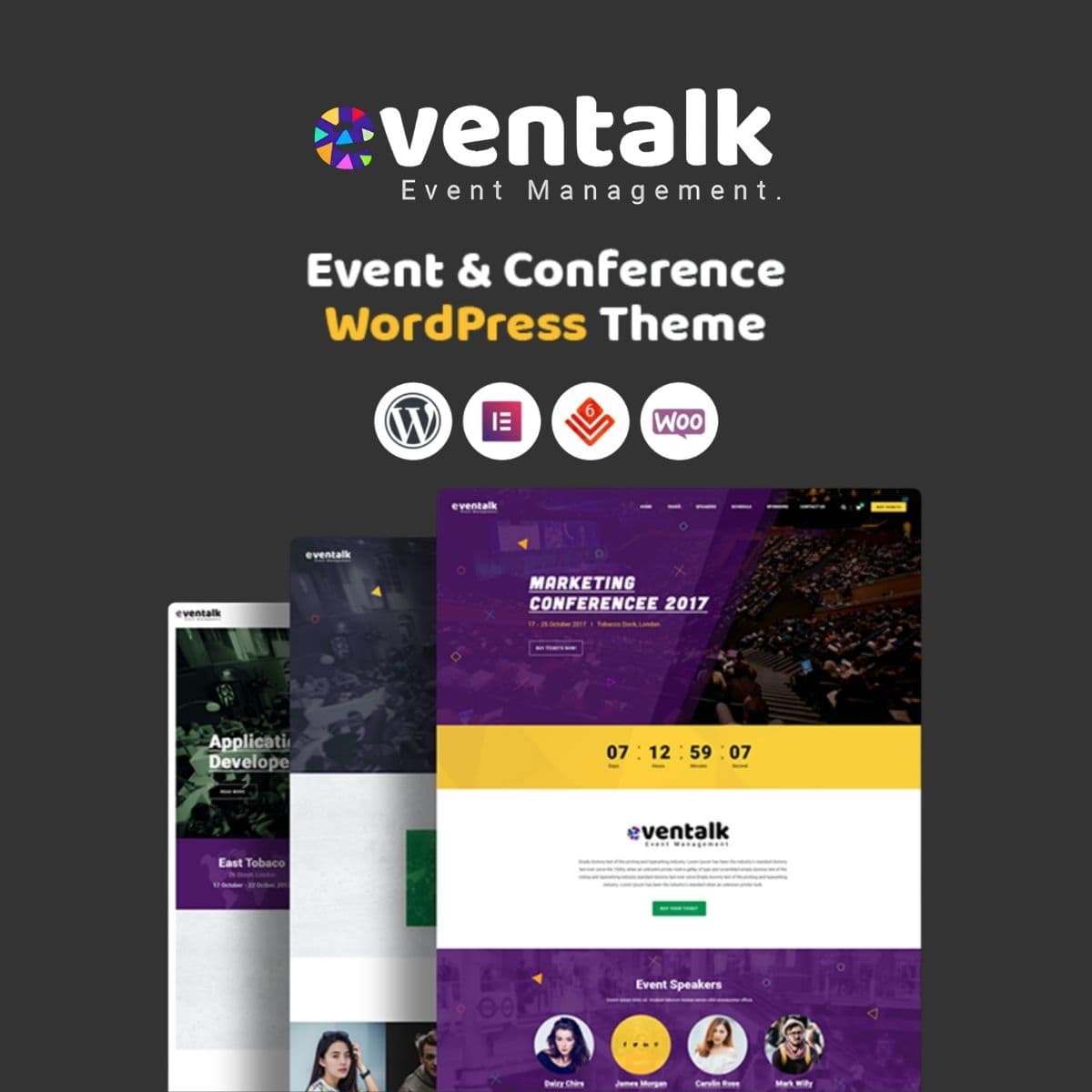 EvnTalk - Event Conference WordPress Theme