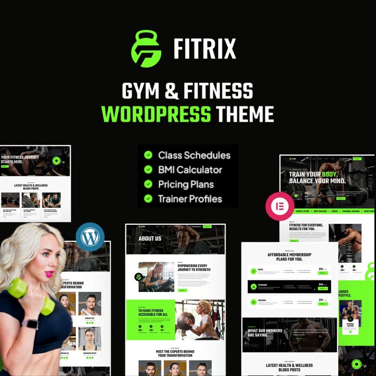 Fitrix | GYM & Fitness WordPress Theme