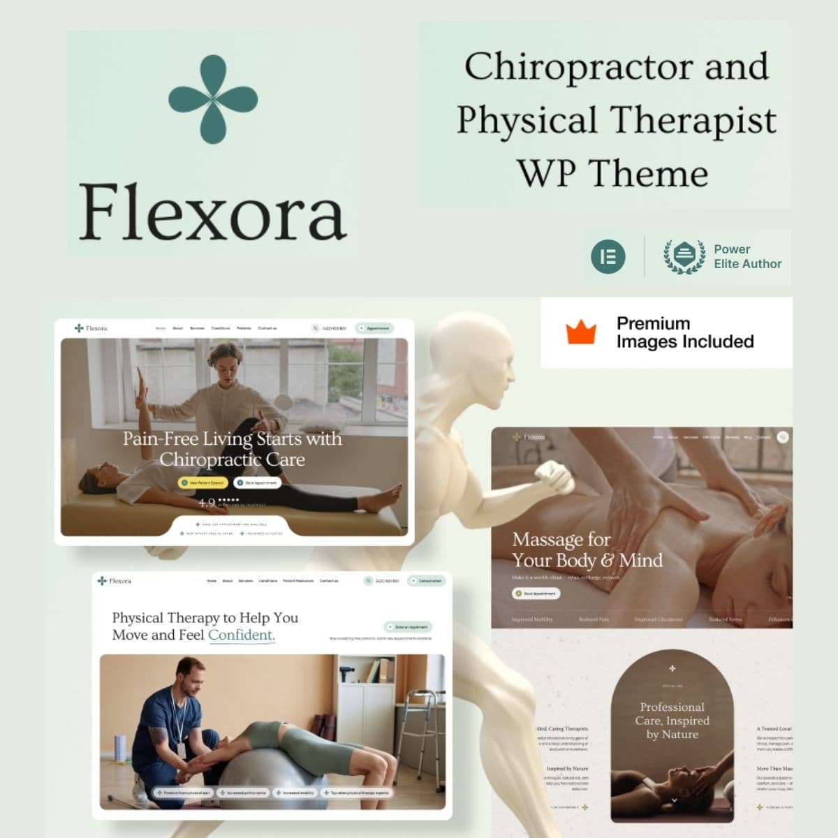Flexora – Chiropractors Message and Physical Therapists WordPress Theme