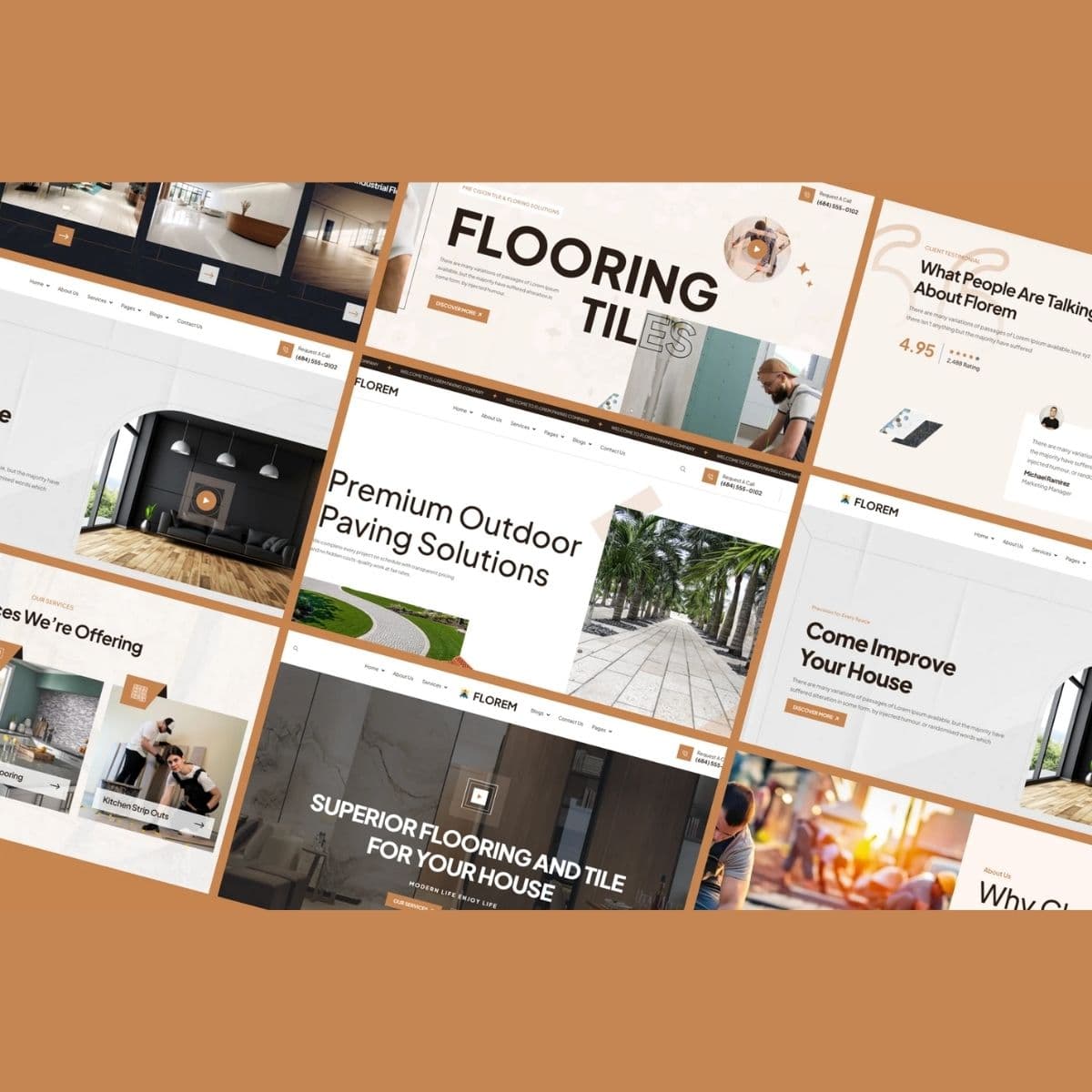 Florem - Tiling & Flooring WordPress Theme