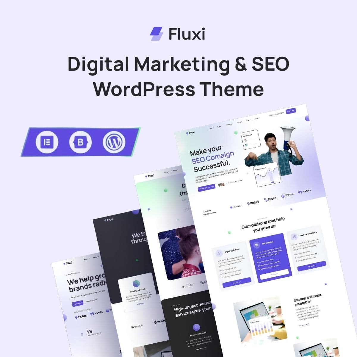 Fluxi - SEO Marketing Digital Agency WordPress Theme