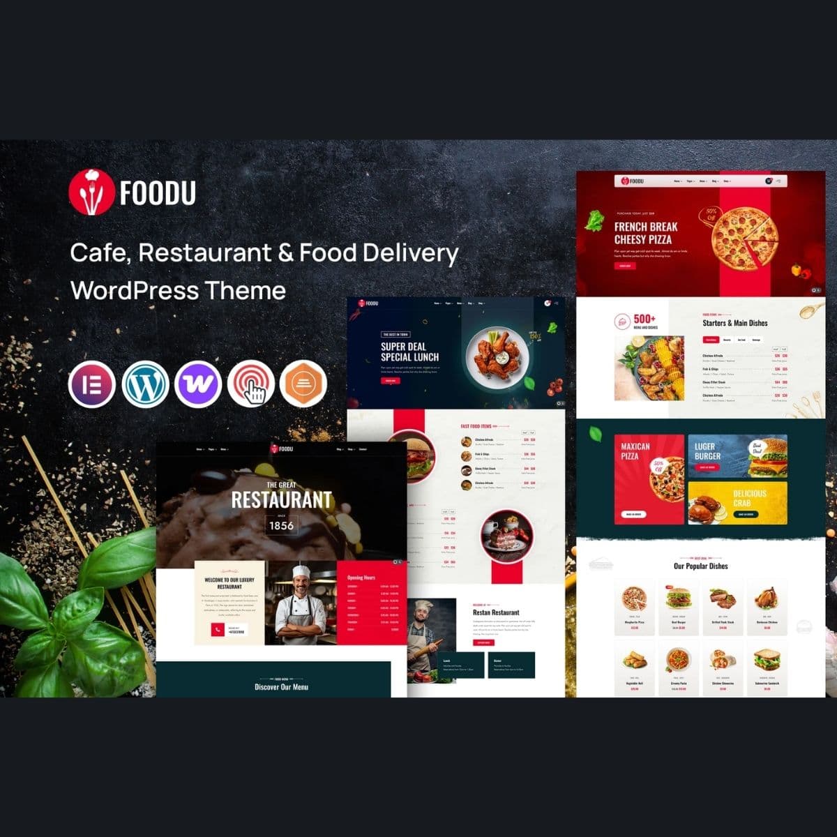 Foodu - Food & Restaurant WordPress Theme