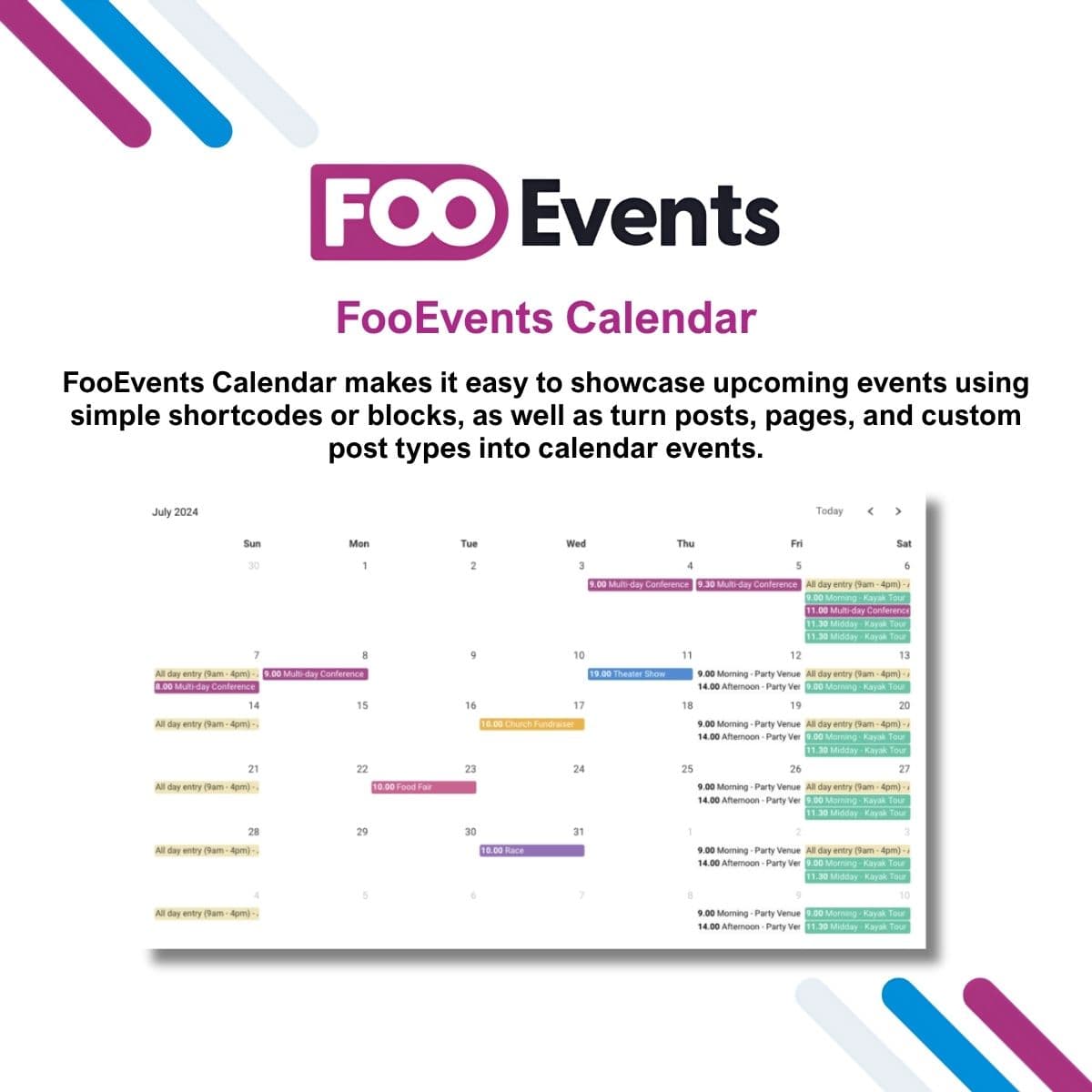 FooEvents Calendar