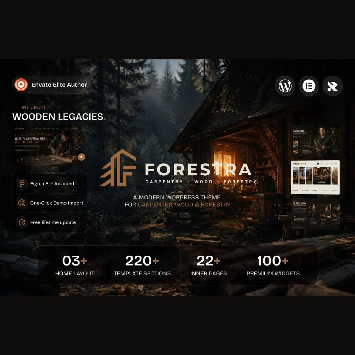 Forestra - Carpenter, Wood & Forestry WordPress Theme