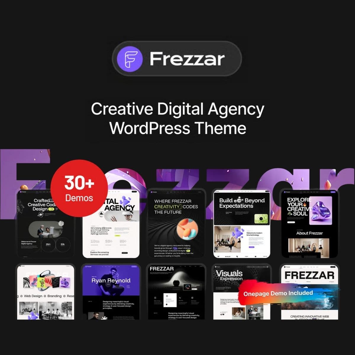 Frezzar - Creative Digital Agency WordPress Theme