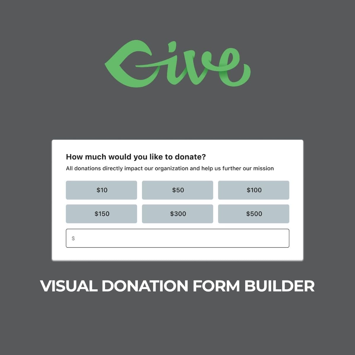 Give - Visual Donation Form Builder