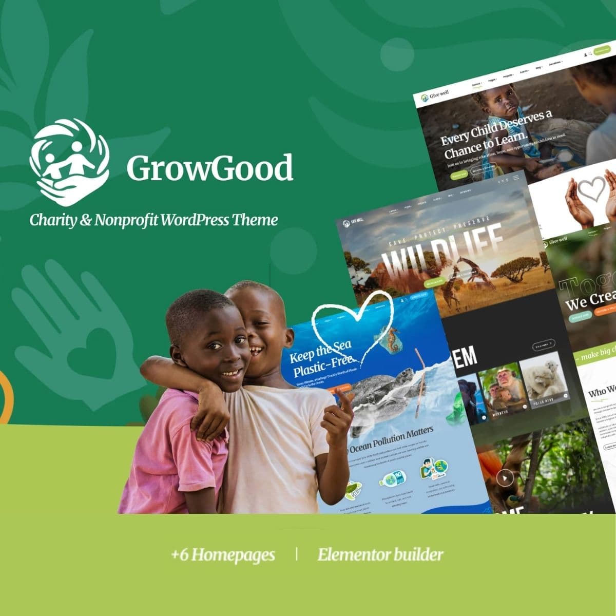GrowGood - Charity & Nonprofit WordPress Theme