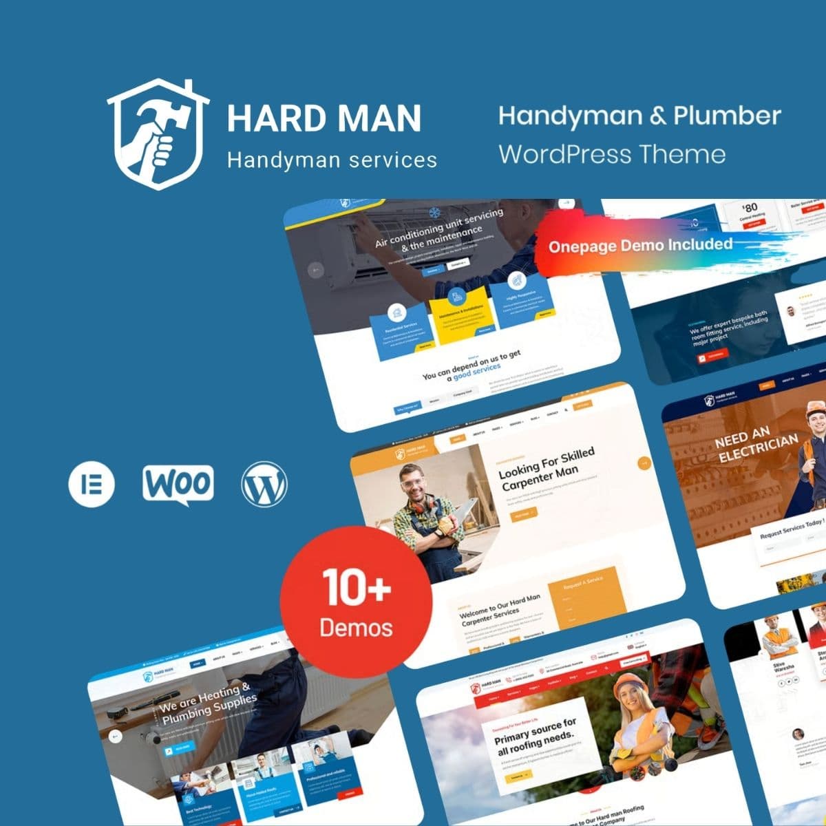 Hardman - Handyman & Plumber WordPress Theme