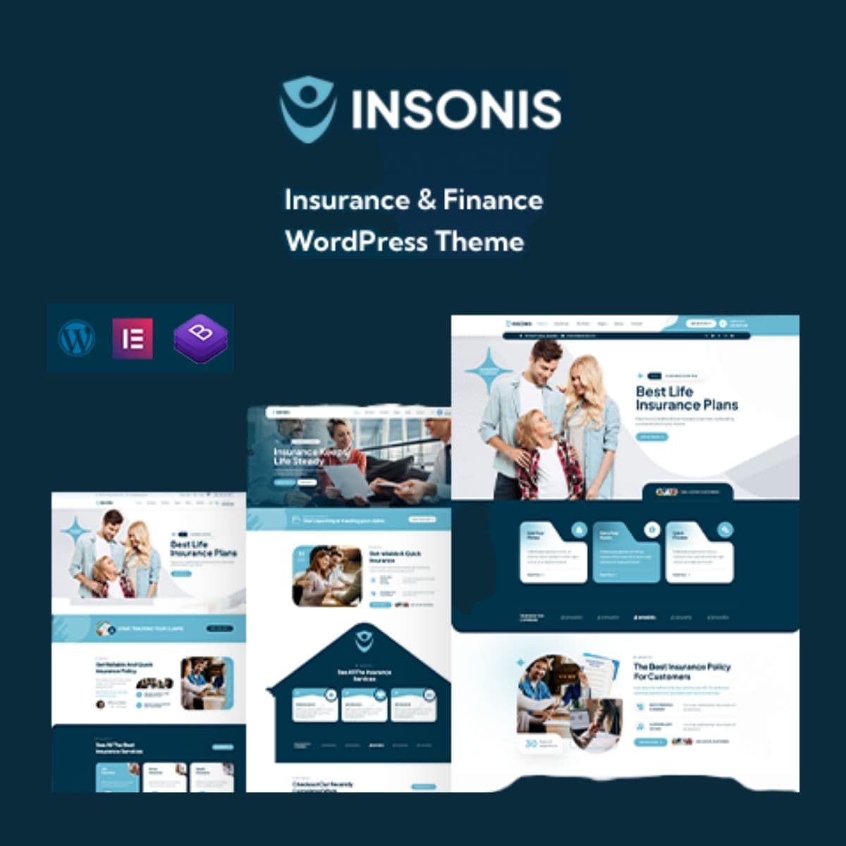 Insonis - Insurance & Finance WordPress Theme