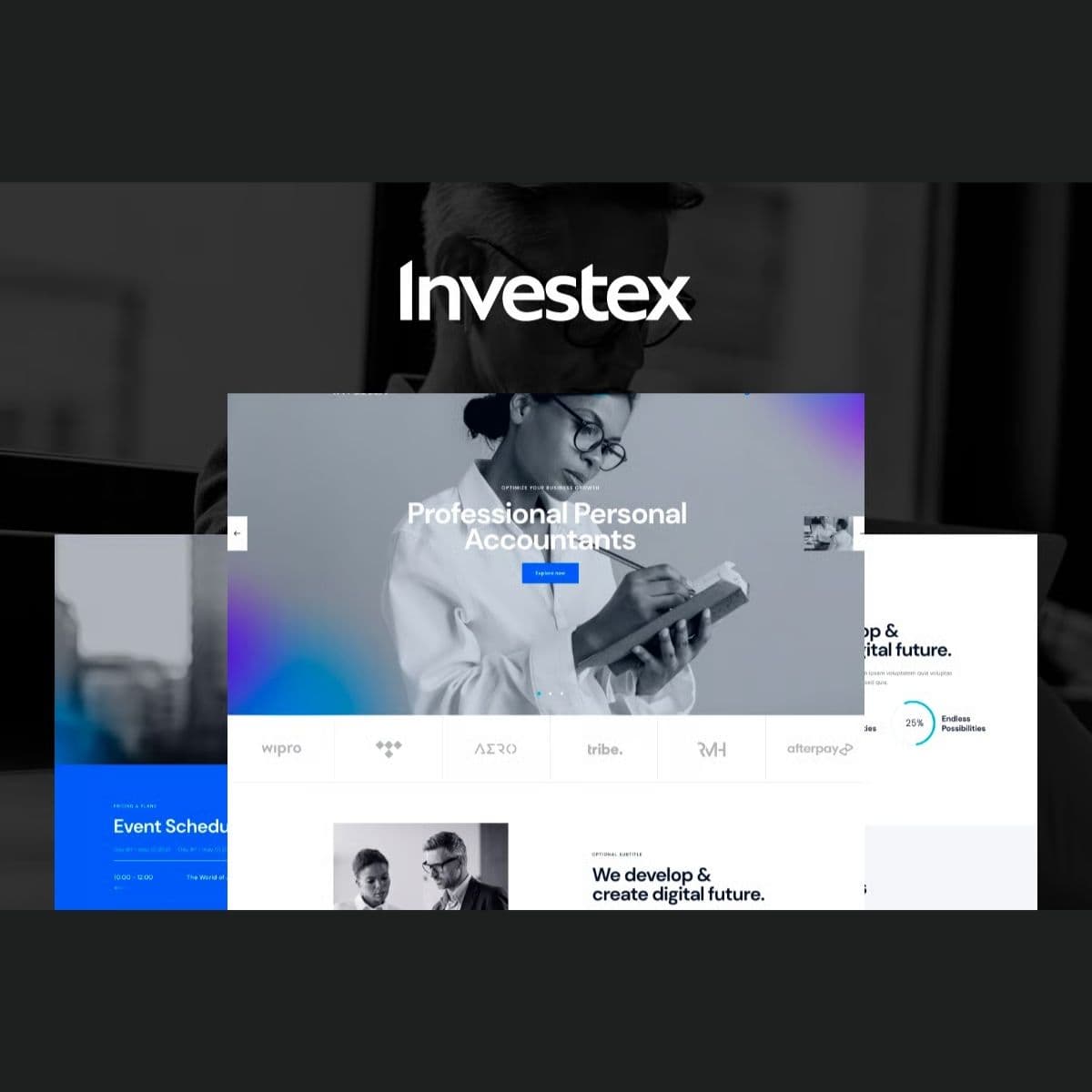 Investex - Corporate & Accounting Finance WordPress Theme