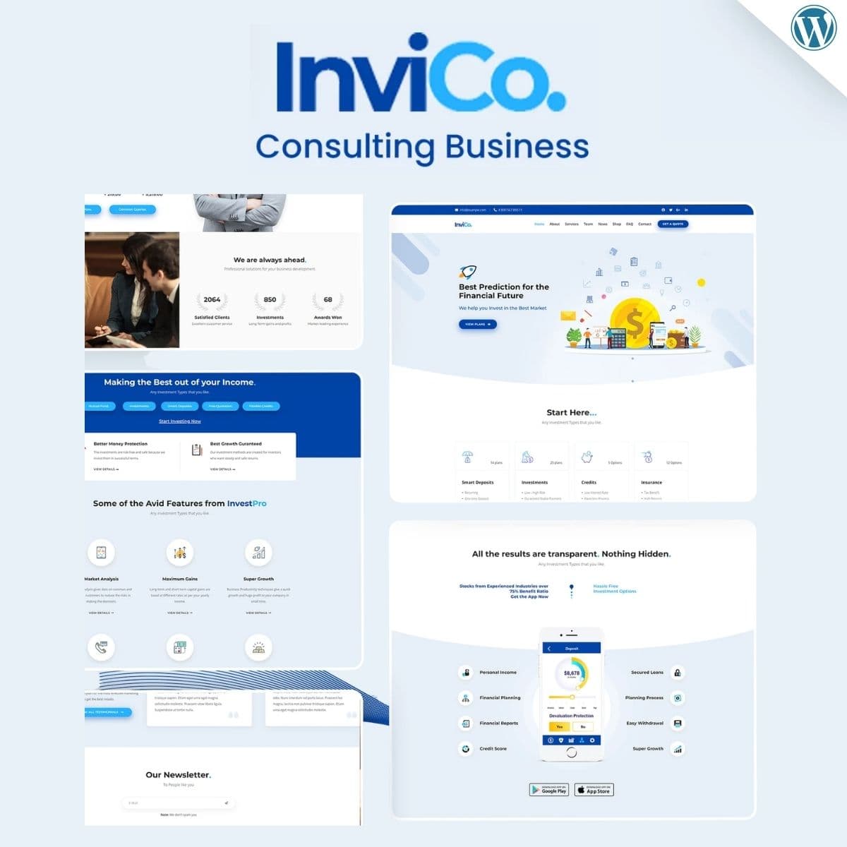 Invico - WordPress Consulting Business Theme