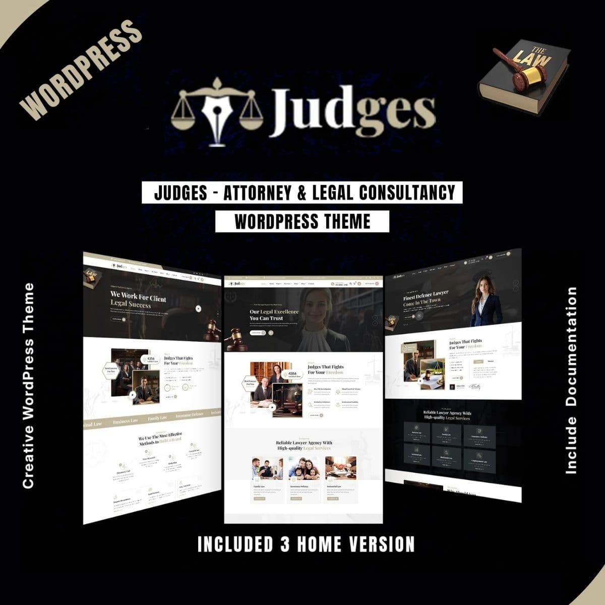 Judges - Attorney & Legal Consultancy WordPress Theme